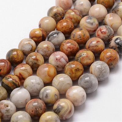 Natural Crazy Lace Agate Beads Strands G-D840-70-10mm-1
