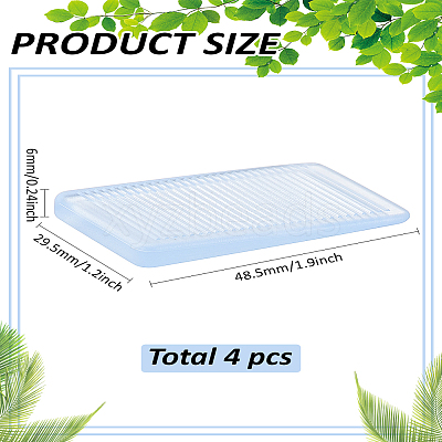Transparent PVC Furniture Pads AJEW-LP0001-54-1