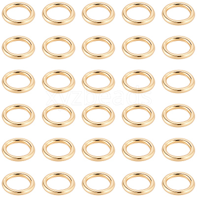 200Pcs 304 Stainless Steel Round Rings STAS-BBC0010-21B-1