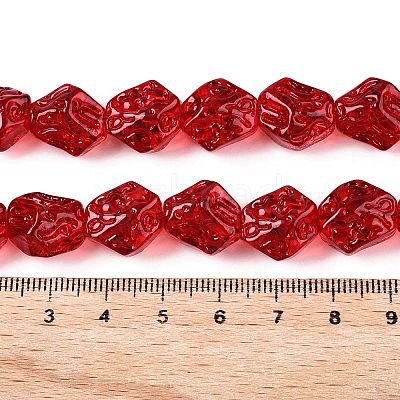 Electroplate Glass Beads Strands EGLA-N012-08N-1