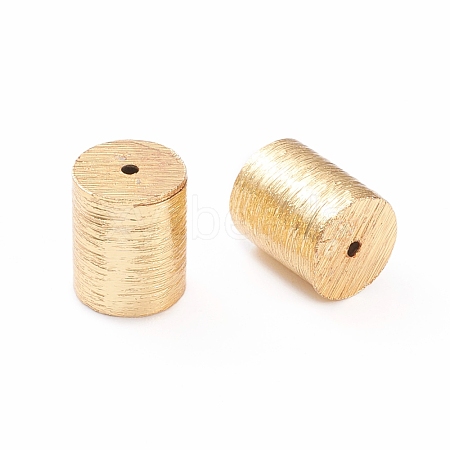 Brass Drawbench Beads KK-K241-01G-1