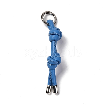 Imitation Leather Keychain KEYC-K023-02P-06-1