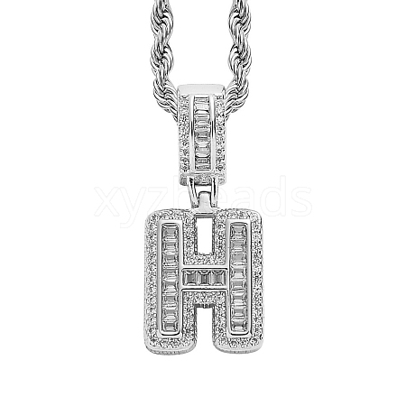 Brass Micro Pave Cubic Zirconia Pendants PW-WG3207D-16-1