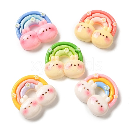 Cute Opaque Resin Decoden Cabochons RESI-S01-06-1