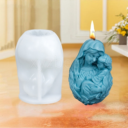 Three Trusts Mother and Child Aromatherapy Candle Silicone Molds PW-WG55B9E-05-1