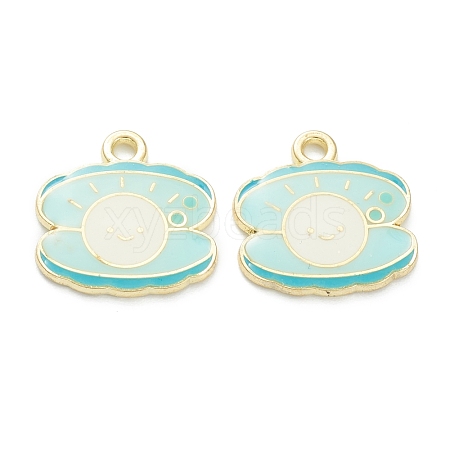 Alloy Enamel Pendants ENAM-I051-09LG-04-1