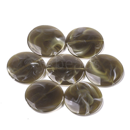 Acrylic Beads OACR-T008-01E-1