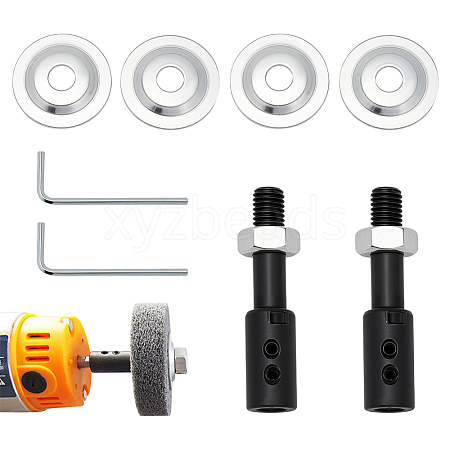 2 Bags 2 Styles Steel Spindle Adapters FIND-AR0006-44-1