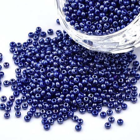 12/0 Czech Opaque Glass Seed Beads SEED-N004-003C-24-1