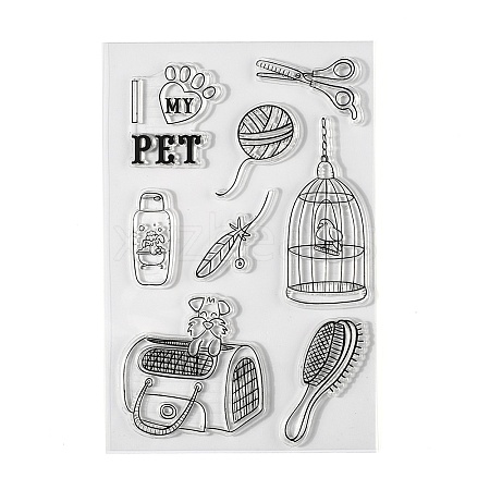 Silicone Stamps DIY-K021-F01-1