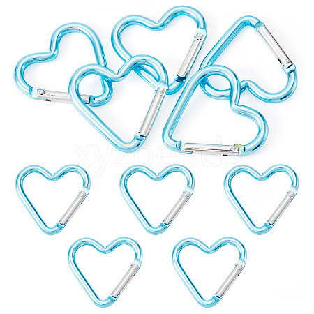 5Pcs Zinc Alloy Spring Gate Rings FIND-TA0009-73L-1