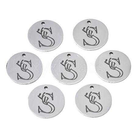 Non-Tarnish 304 Stainless Steel Charms STAS-T059-26P-S-1