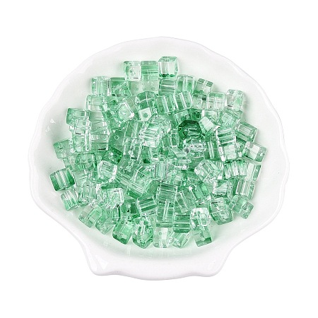 Baking Paint Transparent Glass Beads DGLA-N005-01A-05-1