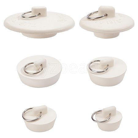 Rubber Drain Stoppers AJEW-WH0020-51-1