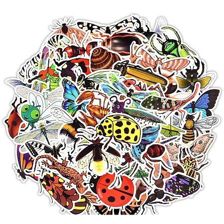 50Pcs PVC Self-Adhesive Cartoon Stickers WG86693-07-1