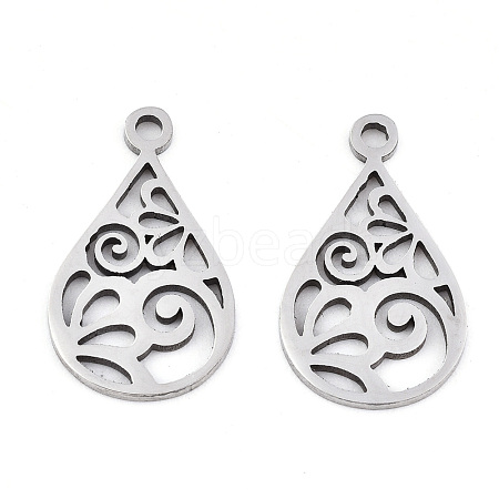 Non-Tarnish 201 Stainless Steel Pendants STAS-S081-049-1