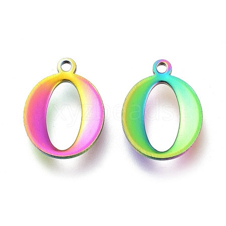 Ion Plating(IP) 304 Stainless Steel Charms STAS-H112-O-M-1