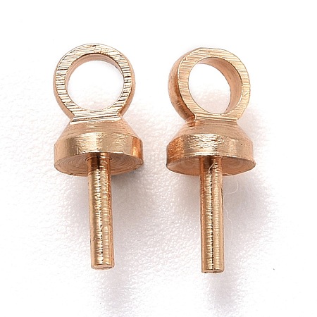 Brass Cup Peg Bails Pendants KK-Z018-01B-KCG-1