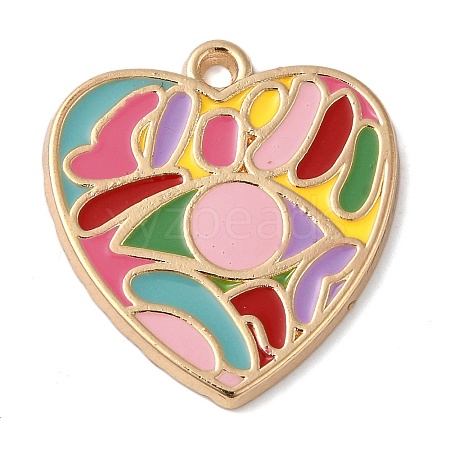 Zinc Alloy Enamel Pendants ENAM-Z013-01B-02-1