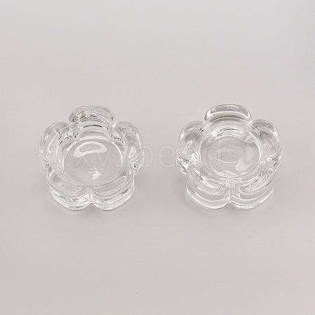 Flower Glass Dappen Dish/Lid Bowl Cup Crystal Dish MRMJ-WH0075-15-1