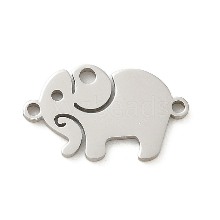 201 Stainless Steel Laser Cut Connector Charms STAS-R133-02P-04-1