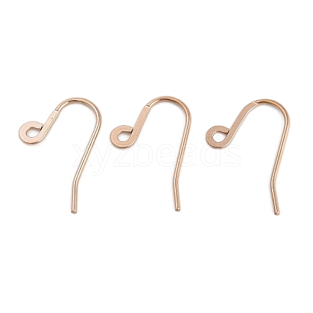 Ion Plating(IP) 304 Stainless Steel French Earring Hooks STAS-H436-07RG-A-1