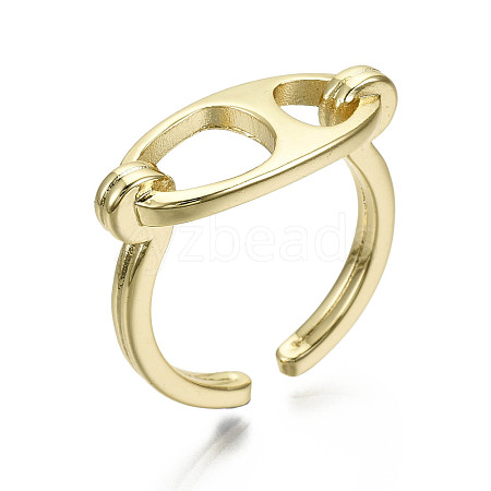 Brass Cuff Rings RJEW-S044-135-NF-1