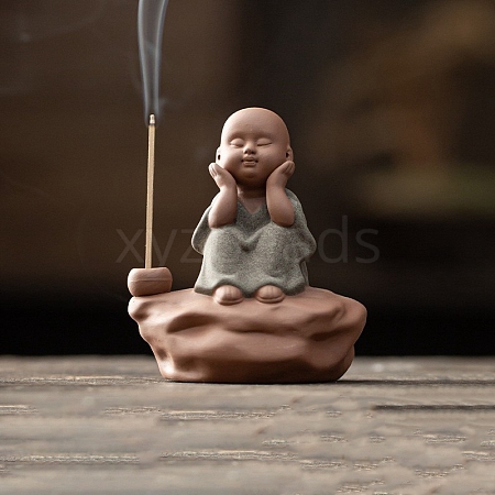 Monk Shape Porcelain Incense Burners PW-WG17BEE-02-1