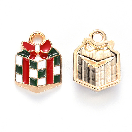 Alloy Enamel Charms X-ENAM-S121-113-1