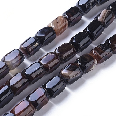 Natural Agate Beads Strands G-L542-B05-1