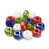 160Pcs 8 Style Opaque & Transparent Colours Glass Round Beads SEED-YW0002-05-3