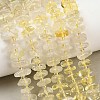 Heated Natural Lemon Quartz Beads Strands GG-CBA3A44-B04-01-1