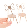 Miniature Alloy Backrest Butterfly Chair MIMO-PW0001-096B-4