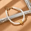 Plastic Imitation Pearl Beads Bracelets for Women BJEW-M056-11G-3