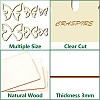 6Pcs 3 Style Wood Hoop Rings Macrame for DIY Craft Making DIY-WH0545-002-3