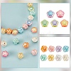 52Pcs 13 Styles UV Plating Acrylic Beads OACR-AR0001-26-4