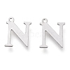 Tarnish Resistant 304 Stainless Steel Charms STAS-H112-N-P-1