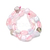 Natural Morganite Beads Strands G-P601-A03-02-3