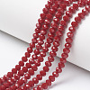 Opaque Solid Color Glass Beads Strands LS-EGLA-A034-P2mm-D02-1