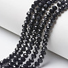 Opaque Solid Color Imitation Jade Glass Beads Strands EGLA-A044-P6mm-D18-1