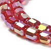 Electroplate Glass Beads Strands EGLA-D030-19A-3