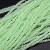 Faceted Rondelle Glass Beads Strands GLAA-M028-2mm-B05-1