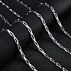 304 Stainless Steel Bar Link Chains CHS-UN0001-12P-6