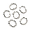 Tarnish Resistant 201 Stainless Steel Open Jump Rings STAS-M008-01-1