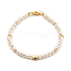 Natural Cultured Freshwater Pearl Beaded Bracelets BJEW-JB05386-04-1