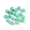 Opaque Solid Color Glass Beads GLAA-N007-4mm-A04-1