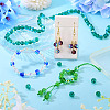 1 Strand Electroplate Transparent Glass Beads Strands EGLA-TADJ0001-15E-6