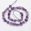 Rough Raw Natural Amethyst Beads Strands G-K202-23-2