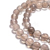 Natural Grey Agate Beads Strands G-G067-8mm-1-2