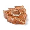 Natural Sunstone & Resin Candle Holder Molds DJEW-H012-03F-3